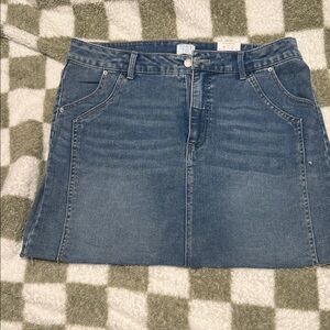 Time and Tru Denim Blue Mini Skirt